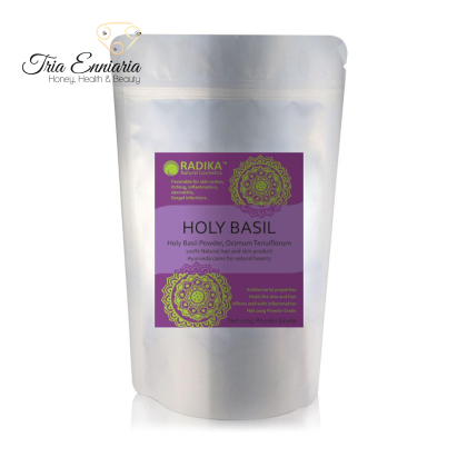 Polvere Holy Tulsi, polvere per capelli, 100 g, Radika