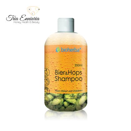 Shampoo alla birra, 200 ml, Bioherba