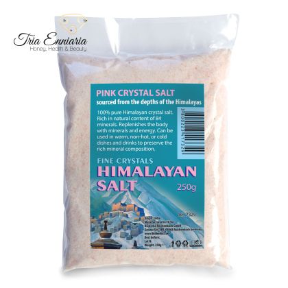 Himalayan salt - fine, 250 g, Bioherba