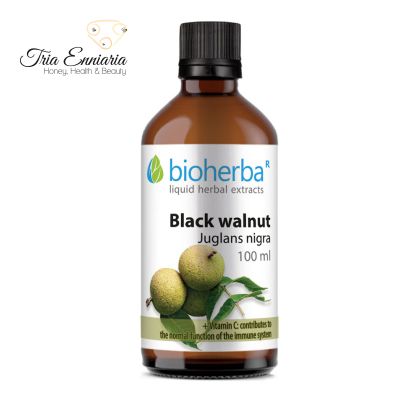 Tintura di noce nera, 100 ml, Bioherba