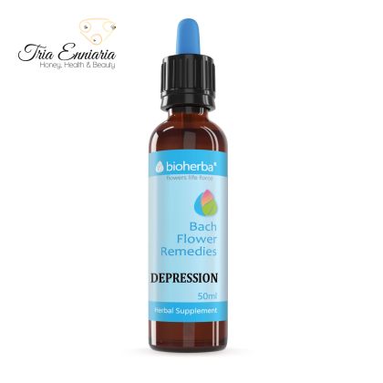 Depression, Dr. Bach Tropfen, 50 ml, Bioherba