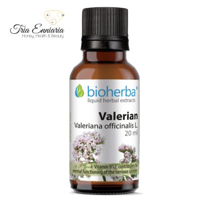 Tinctura de Valeriana, 20 ml, Bioherba