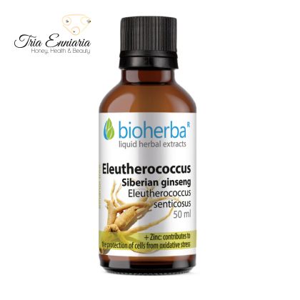 Tintura di Eleuterococco (Ginseng siberiano), 50 ml, Bioherba