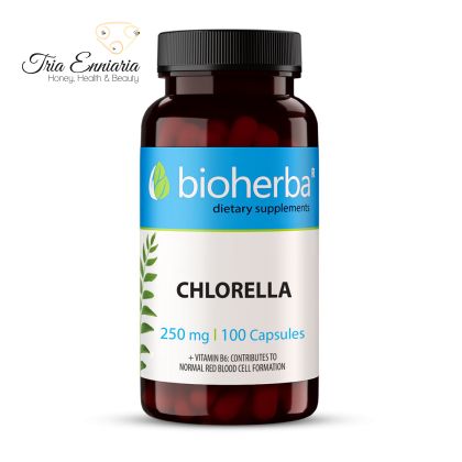 Chlorella, 250 mg, 100 capsule, Bioherba