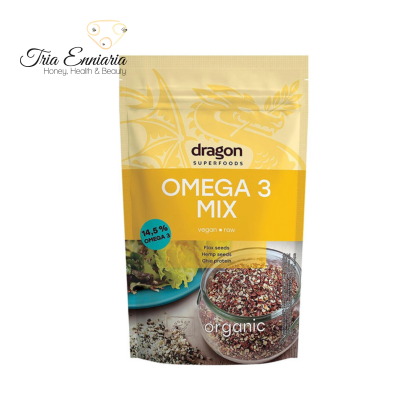 Amestec Organic De Omega 3, 200 g, Dragon Superfoods