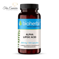 Acide Alpha-lipoïque, 300 g, 100 Gélules, Bioherba