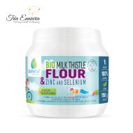 Organic Milk Thistle Flour, Zinc And Selenium, 150 g, Bioherba