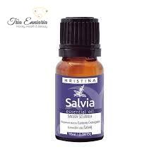 Salvia (Salvie), ulei esențial pur, 10 ml, Christina