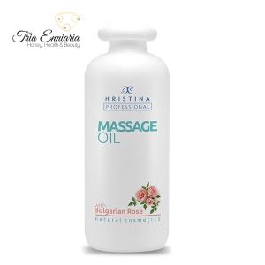 Rose bulgare, Huile de massage, série professionnelle, 500 ml. Christine Cosmétiques