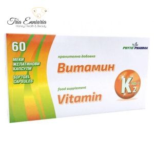 Βιταμίνη Κ2, PhytoPharma, 60 κάψουλες