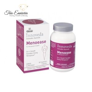 Menoease Φυτικό συμπλήρωμα για την εμμηνόπαυση 60 χορτοφαγικές κάψουλες, Charak