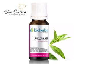 Tea Tree, olio essenziale puro, 10 ml, Bioherba