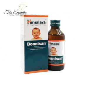 Bonnisan, sirop pentru colici și gaze la bebeluși, Himalaya, 120 ml.