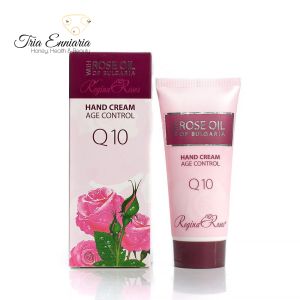 Подмладяващ крем за ръце с розово масло и коензим Q10 Regina Floris