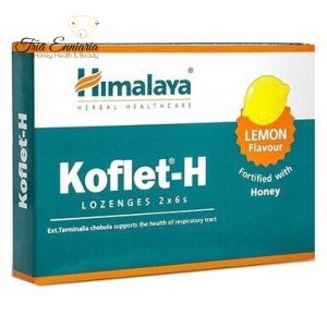 Koflet-Н Mε Γεύση Λεμονιού, 12 Καραμέλες, Himalaya