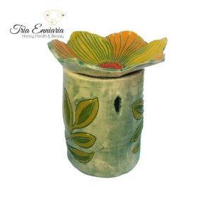 Lampa cu aroma ceramica Floare galbena Joy, Bioherba