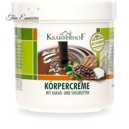Crème pour le corps Asam au cacao et au beurre de karité, 250 ml, Krauterhof