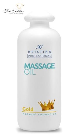  Gold, Massage оil, professional Series, 500 ml. Hristina Cosmetics 