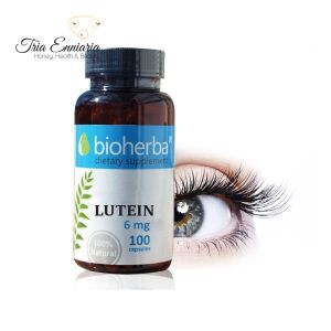 Lutéine, 6 mg, 100 gélules, Bioherba