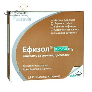 EFISOL 40 comprimés - pour les maux de gorge