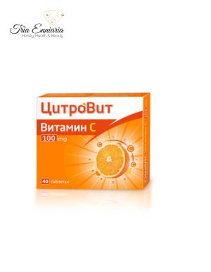 Vitamin C, CITROVIT, 100 mg x 40 Tabletten, ACTAVIS