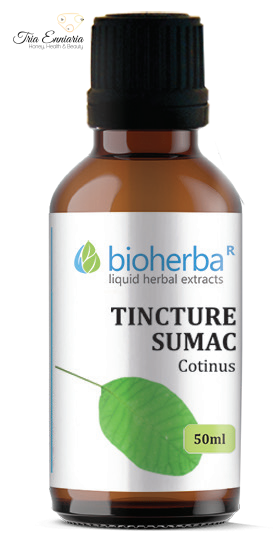 Sumac, Herbal Tincture, Bleeding Gums, 50 ml, Bioherba