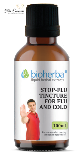 Stop Flu, Травяная Настойка, Иммунная Система, 50 мл