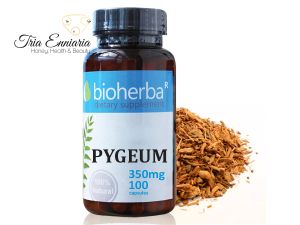 Pygeum, 350 mg, 100 gélules, Bioherba