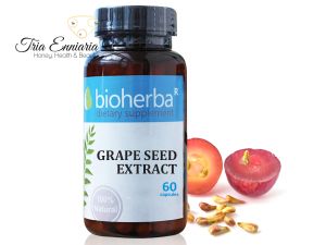 Estratto di semi d'uva, 280 mg, 60 Capsule, Bioherba