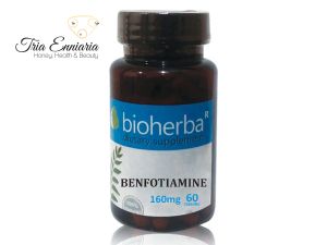 Benfotiamină, 160 mg, 60 capsule, Bioherba