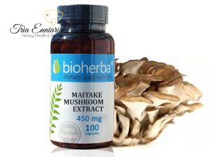 Maitake-Pilzextrakt, 450 mg, 100 Kapseln, Bioherba