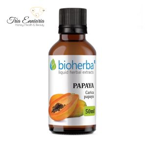 Tinctură de fructe de papaya, 50 ml, Bioherba