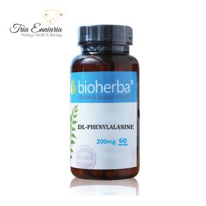 DL-Фенилаланин, 200 мг, 60 Kапсул, Bioherba