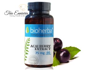 Acai-Beeren-Extrakt, 75 mg, 60 Kapseln, Bioherba