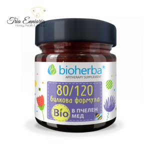 Η Βοτανική Φόρμουλα  80 Επί 120 Σε Βιολογικό Μέλι, 280 g, Bioherba