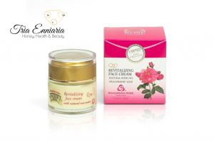 Crème visage revitalisante à la rose Q10 Diva, 50 ml, rose bulgare