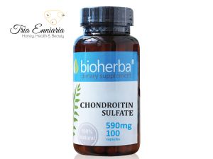 Хондроитин Сулфат, 590 мг, 100 Капсули, Bioherba