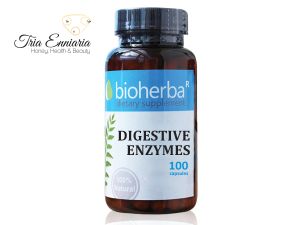Enzimi digestivi, 100 Capsule, Bioherba