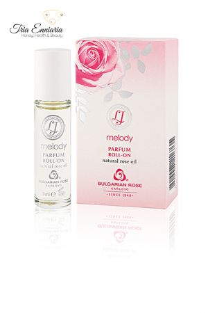 Parfum Roll-on Melody, 9 ml, Rose Bulgare