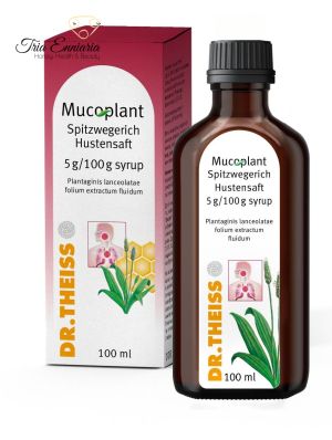 Mucoplant, Sirop pentru tuse din pătlagină cu frunze înguste, 100 ml, Dr. Theiss