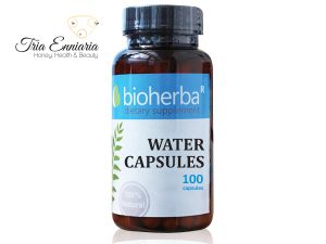 Capsule d'acqua per dimagrire, 350 mg, 100 capsule, Bioherba