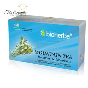 Ceai de plante de munte, 20 pungi filtrante, Bioherba