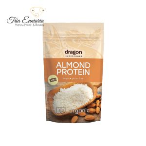 Organic Almond Protein Powder, 200 g, Dragon Superfoods
