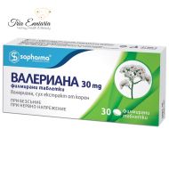 Βαλεριάνα, 30 mg, 100 Δισκία, Sopharma