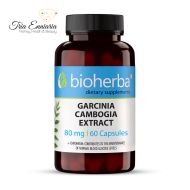 Garcinia Cambogia Extract, 80 mg, 60 Capsules, Bioherba