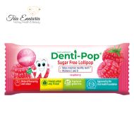 Lollipop For Healthy Teeth Zmeură Denti-Pop, 6 g, Bioherba