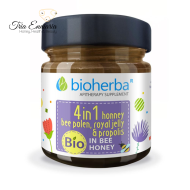 Пчелиный Микс 4 В 1 В Био Пчелиный Мёд, 280 г, Bioherba