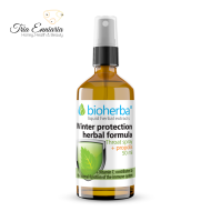 Grippeschild mit Propolis, Halsspray, 50 ml, Bioherba