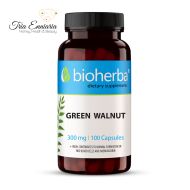 Grüne Walnuss, 300 mg, 100 Kapseln, Bioherba