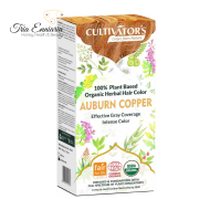 Organic Herbal Hair Color Auburn Copper, 100 g, Cultivators